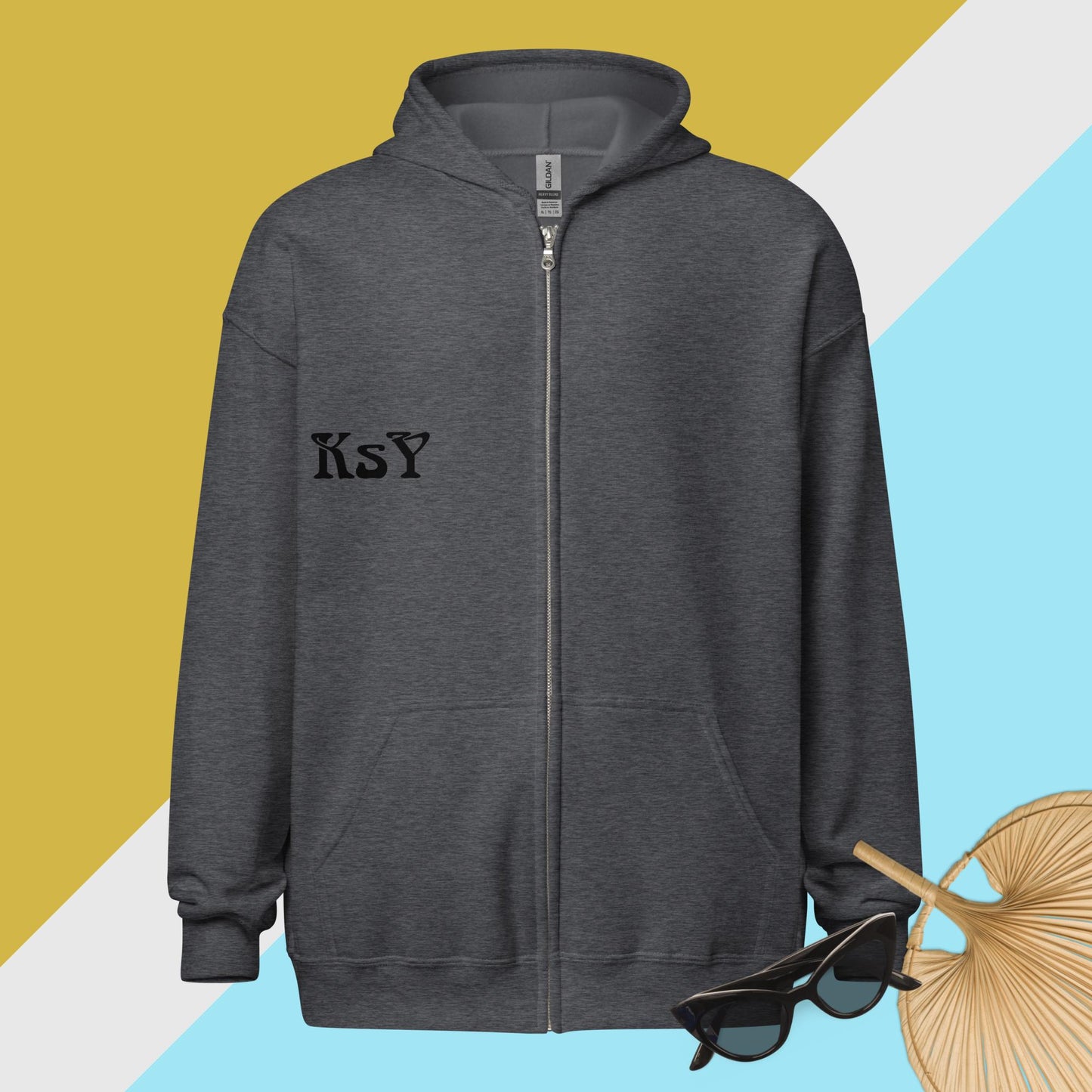Unisex heavy blend zip hoodie