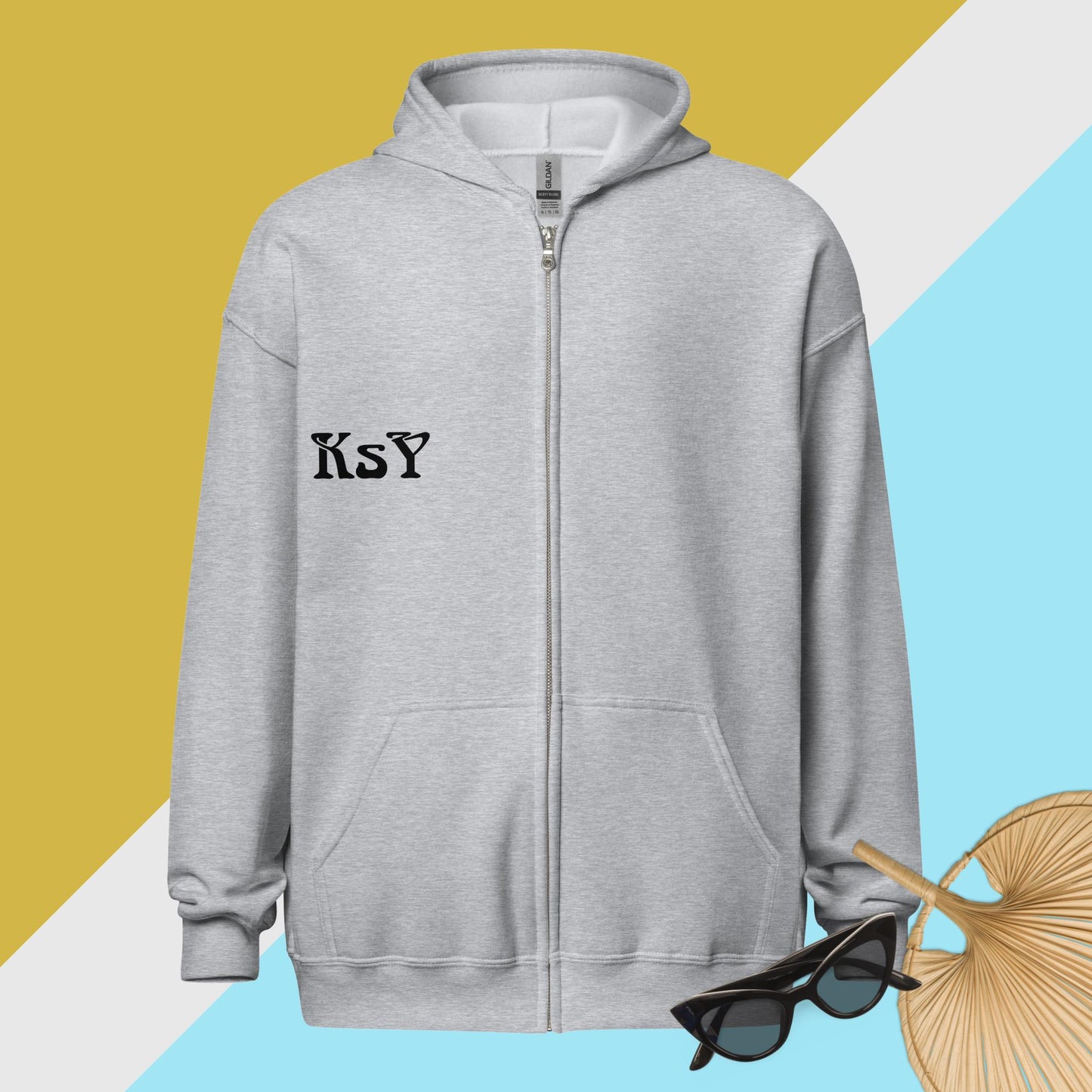 Unisex heavy blend zip hoodie