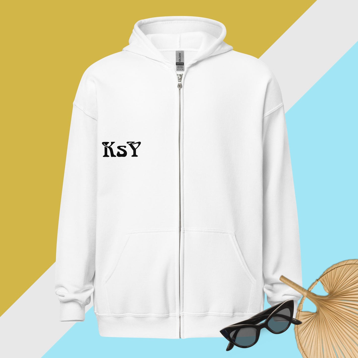 Unisex heavy blend zip hoodie