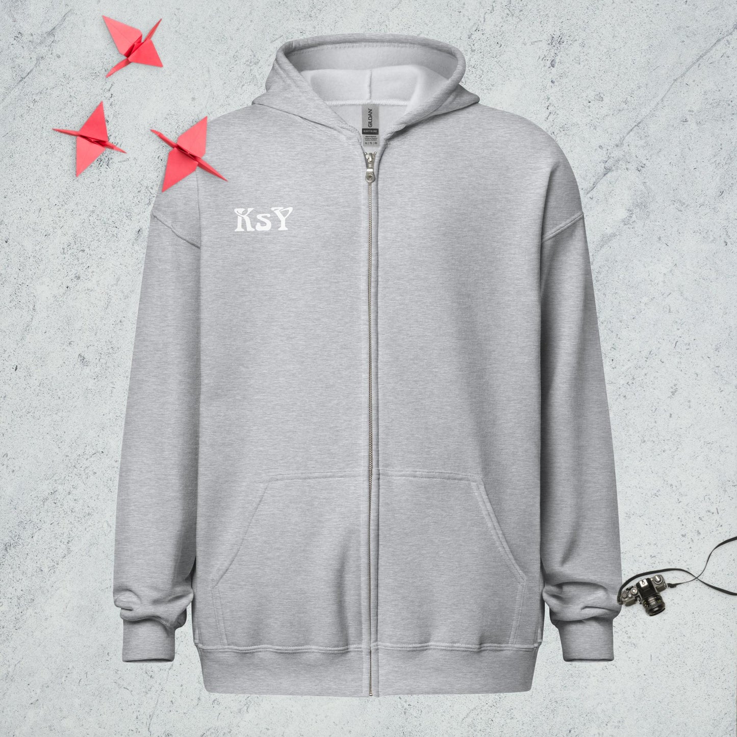 Unisex heavy blend zip hoodie